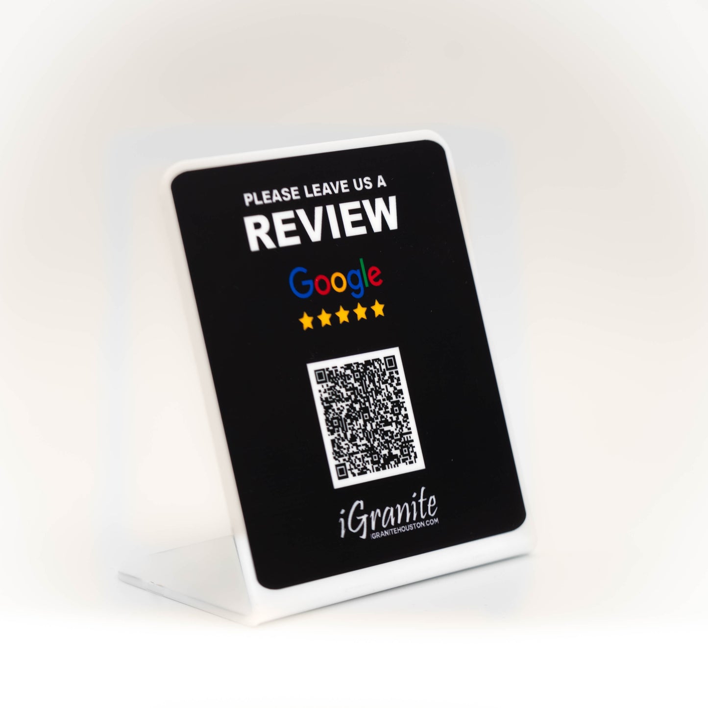 Custom Logo Google Review Sign