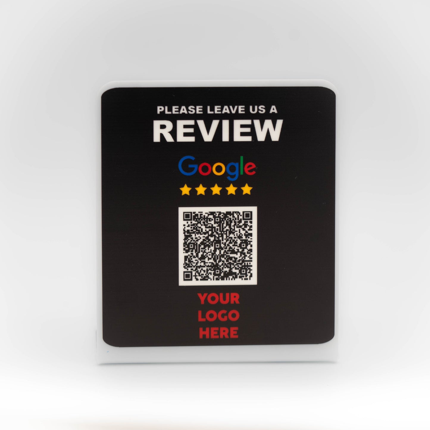 Custom Logo Google Review Sign