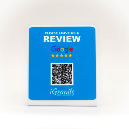Custom Logo Google Review Sign