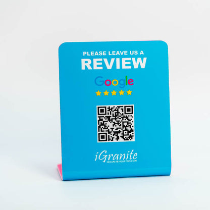 Google Review Stand With Your Logo
