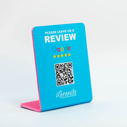 Google Review Stand With Your Logo