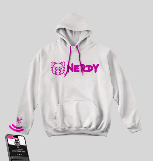 NFC Nerdy Hoodies Black with Megenta (Copy)