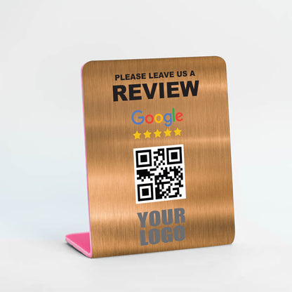 Google Review Stand With Your Logo