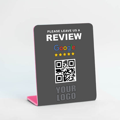 Google Review Stand With Your Logo