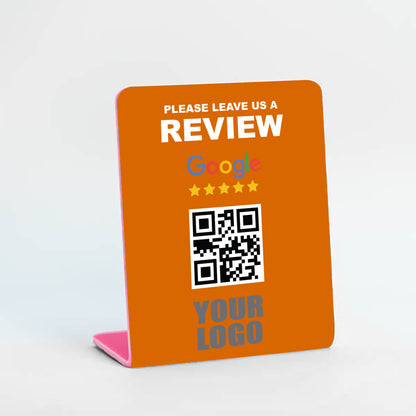 Google Review Stand With Your Logo