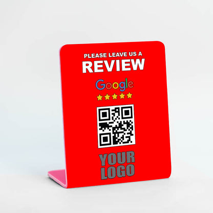 Google Review Stand With Your Logo