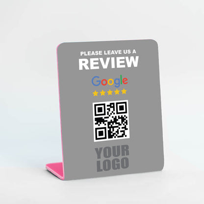 Google Review Stand With Your Logo