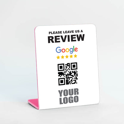 Google Review Stand With Your Logo
